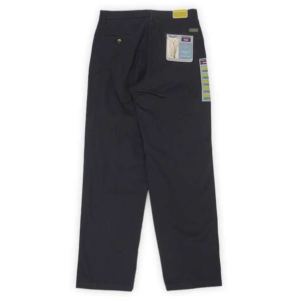 画像1: 00's TIMBER CREEK by Wrangler 2タック チノトラウザー "DEADSTOCK / BLACK / W32 L32" (1)