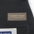 画像3: 00's TIMBER CREEK by Wrangler 2タック チノトラウザー "DEADSTOCK / BLACK / W32 L32" (3)