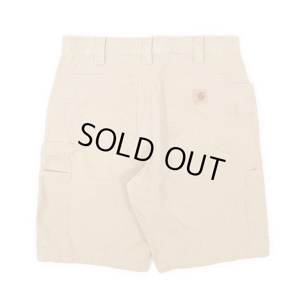 画像2: 00's Carhartt ダックペインターショーツ "BEIGE" (2)