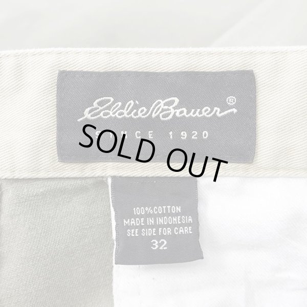 画像3: 00's Eddie Bauer 2タック チノショーツ (3)