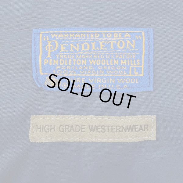 画像3: 70's Pendleton ネイティブボーダー柄 ウールジャケット (3)