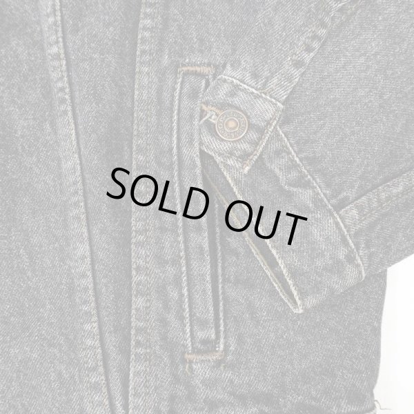 画像5: Early 90's Euro Levi's 70503 02 先染め ブラックデニムジャケット “XX-LARGE” (5)