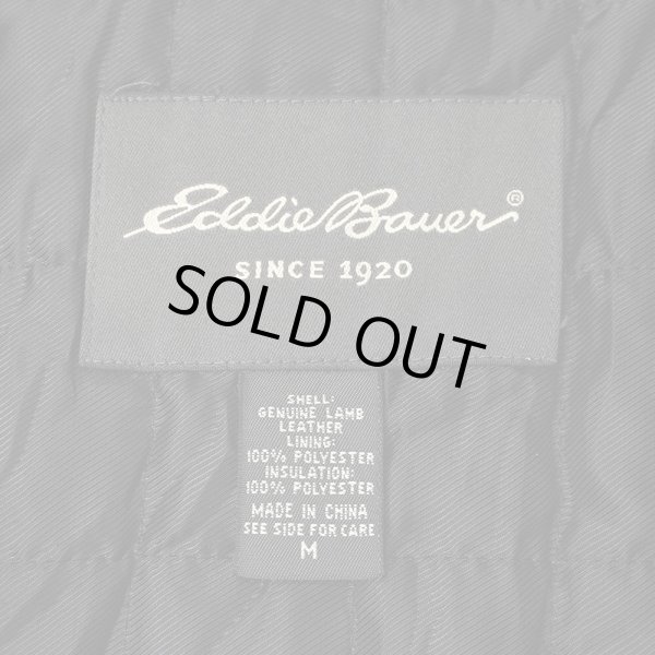 画像3: 00's Eddie Bauer ラムレザーハーフコート “BLACK” (3)