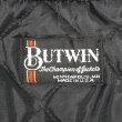 画像2: 90's BUTWIN レザー切り替え スタジャン "MADE IN USA / ALL BLACK" (2)