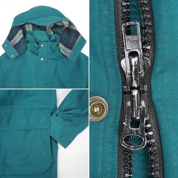 画像3: 80-90's Eddie Bauer ウールライナー マウンテンパーカー "黒タグ / GREEN" (3)