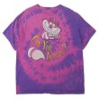 画像1: 00's Disney タイダイ染め キャラクタープリントTシャツ (1)