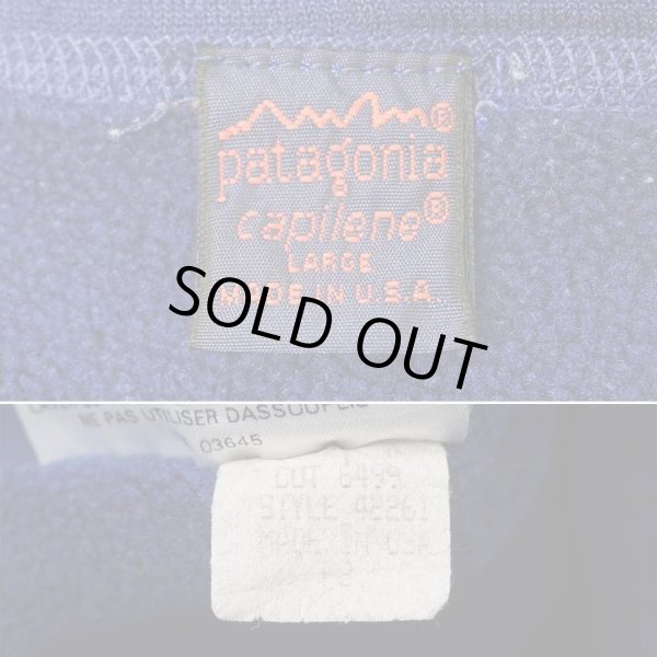 画像2: 98's Patagonia Capilene ヘンリーネック フリースカットソー "MADE IN USA" (2)