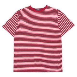 新品Lands'End ラガーシャツ M米国製レッド/ホワイト/ネイビー 新品 90s LANDS'ENDランズエンド Dallas RQC 刺繍 太ボーダー
