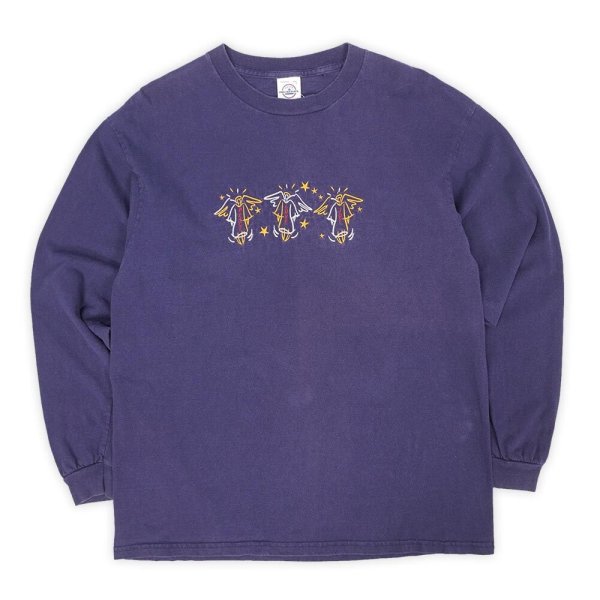 画像1: Early 00's DELTA L/S Tシャツ "FADE NAVY" (1)