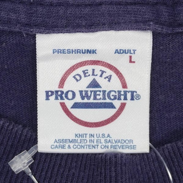 画像2: Early 00's DELTA L/S Tシャツ "FADE NAVY" (2)