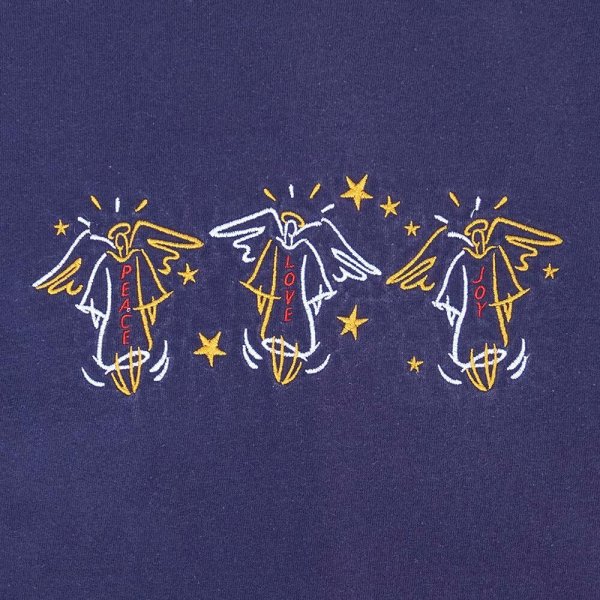 画像3: Early 00's DELTA L/S Tシャツ "FADE NAVY" (3)