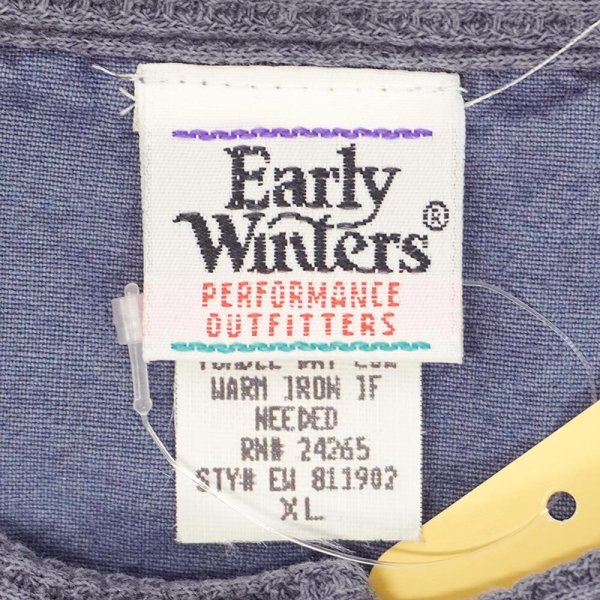 画像2: 90's Early Winters ヘンリーネック コットンサーマル "MADE IN USA / DEADSTOCK" (2)