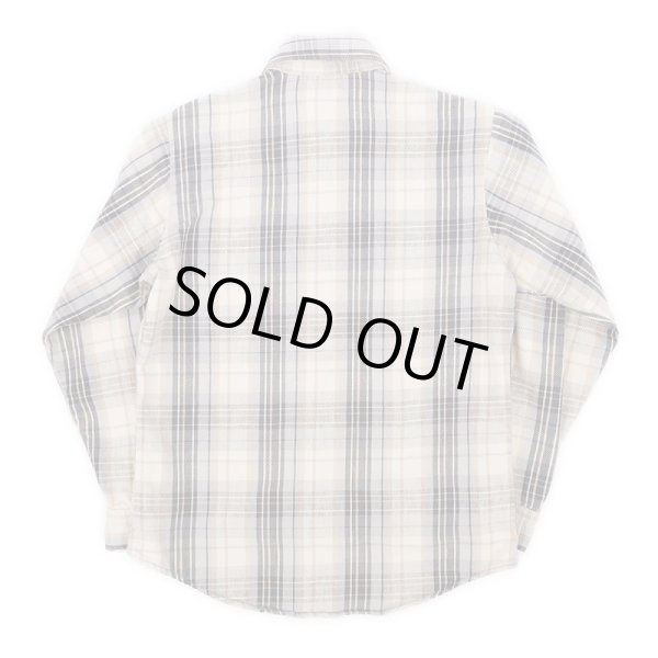 画像2: 80's BIG MAC ヘビーネルシャツ "GRAY BASE / size S" (2)