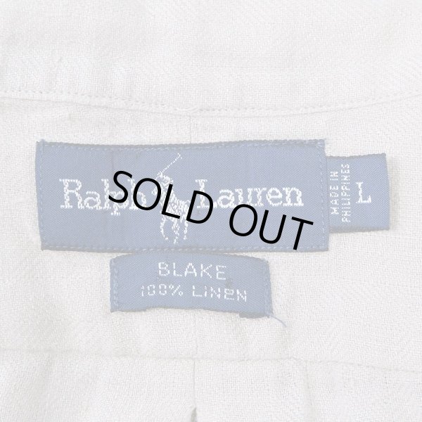 画像2: 90's Polo Ralph Lauren S/S ボタンダウンシャツ "BLAKE" (2)