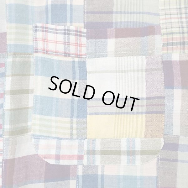 画像4: 90-00's Brooks Brothers S/S パッチワークシャツ “PLAID” (4)