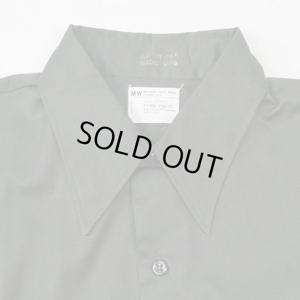 画像3: 70's BIG MAC ワークシャツ "OLIVE GREEN / DEADSTOCK" (3)