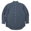 画像1: 90's Polo Ralph Lauren フランネル ボタンダウンシャツ "BLAKE" (1)