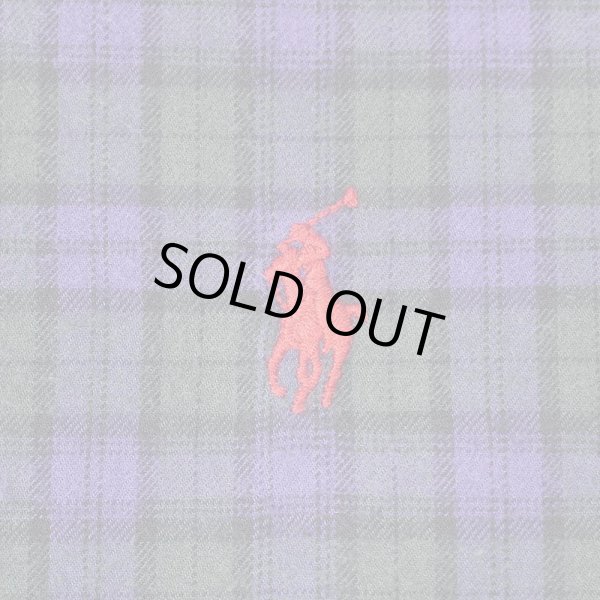 画像3: 90's Polo Ralph Lauren フランネル ボタンダウンシャツ "BLAKE" (3)