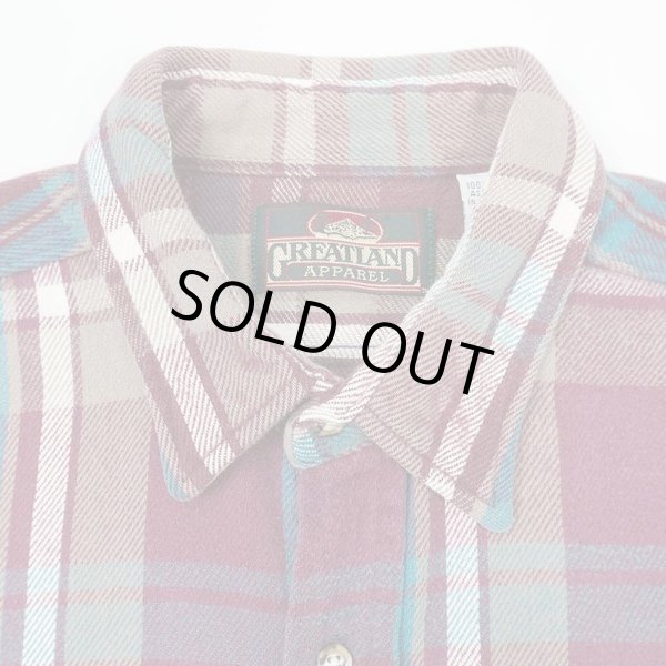 画像3: 90's GREATLAND APPAREL ヘビーネルシャツ (3)