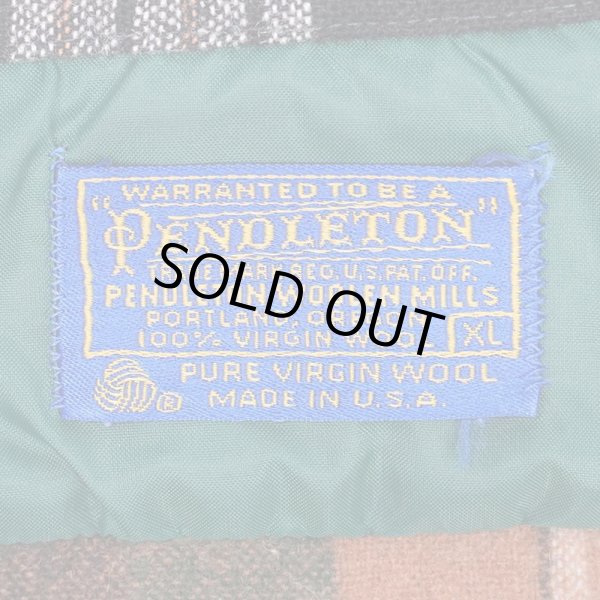 画像2: 70's Pendleton オープンカラーウールシャツ "MADE IN USA / size XL" (2)