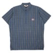 画像1: 00's BEN DAVIS S/S ハーフジップワークシャツ (1)