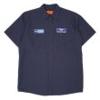 画像1: 00's RED KAP S/S ワークシャツ "Ford / MUSTANG Patch" (1)