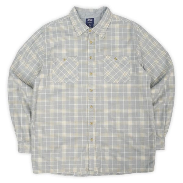 画像1: 90-00's John Blair フランネル ボックスシャツ (1)