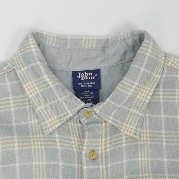 画像3: 90-00's John Blair フランネル ボックスシャツ (3)