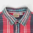 画像3: 90's FIVE BROTHER ヘビーネルシャツ “Red×Navy Plaid” (3)