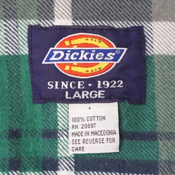 画像2: 90's Dickies プリントネルシャツ (2)