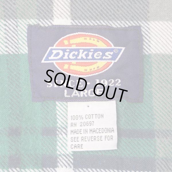 画像2: 90's Dickies プリントネルシャツ (2)