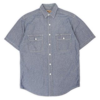 60's ELY & WALKER S/S コットンシャンブレーシャツmtp03351902001949