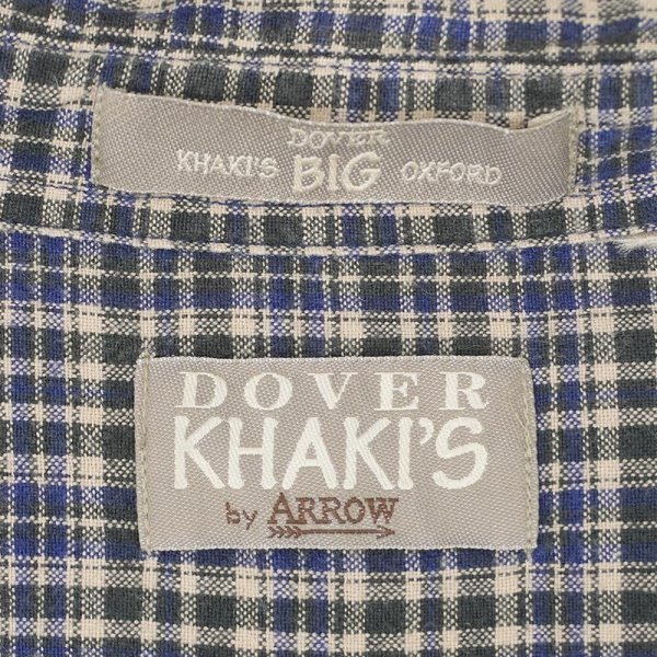 画像2: 90's DOVER KHAKI'S by ARROW ボタンダウンシャツ "BIG OXFORD" (2)