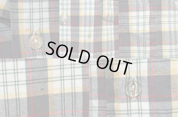 画像4: 90's POLO Ralph Lauren チェック柄 S/S オープンカラーシャツ (4)