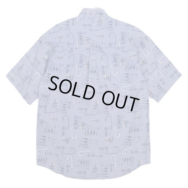 画像2: 02's Columbia S/S 総柄 ボタンダウンシャツ (2)