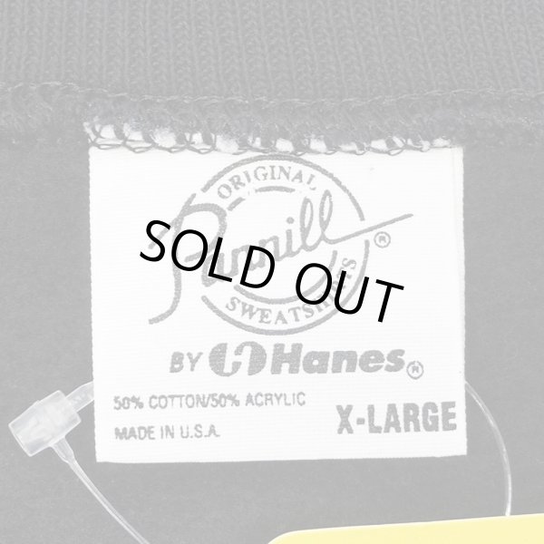 画像2: 90's Pannill by Hanes ブランクスウェット "MADE IN USA / BLACK / DEADSTOCK" (2)