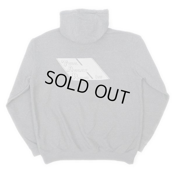 画像2: 00's Carhartt 袖プリント スウェットパーカー (2)