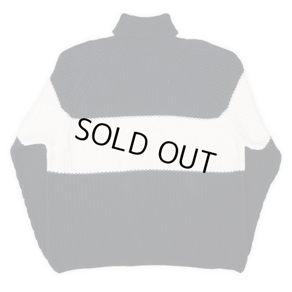 画像2: Early 00's OLD GAP ローゲージ タートルネック コットンニット (2)