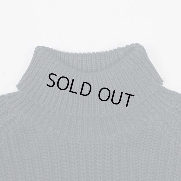 画像4: Early 00's OLD GAP ローゲージ タートルネック コットンニット (4)