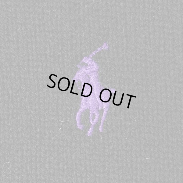 画像3: 90's Polo Ralph Lauren ラムウール ニットポロ "BLACK" (3)