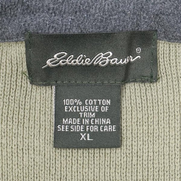 画像2: Early 00's Eddie Bauer コットンニット (2)