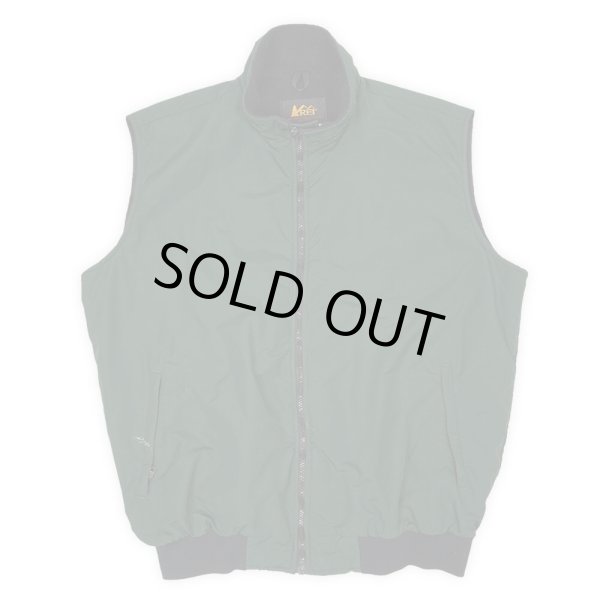 画像1: 90's US FOREST SERVICE フリースライナー ナイロンベスト "MADE by REI" (1)