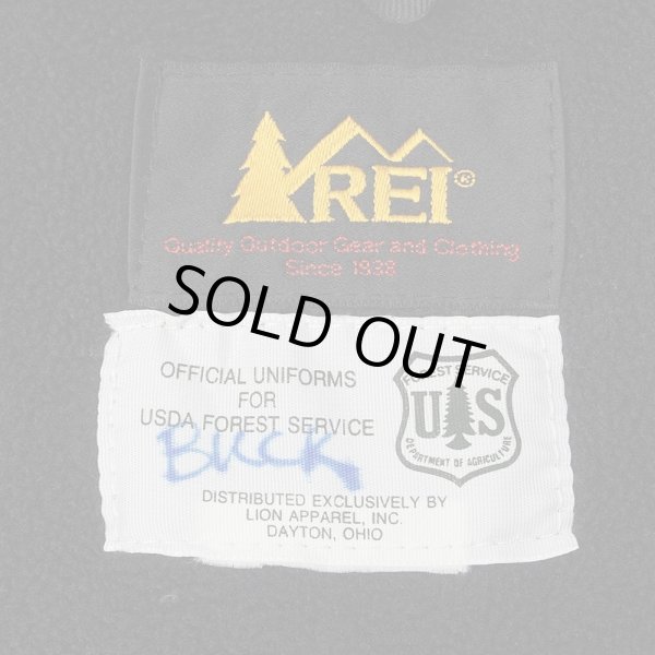 画像2: 90's US FOREST SERVICE フリースライナー ナイロンベスト "MADE by REI" (2)