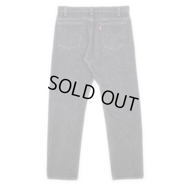 画像2: 90's Levi's 505-0259 先染め ブラックデニムパンツ "MADE IN USA / W34 L30" (2)