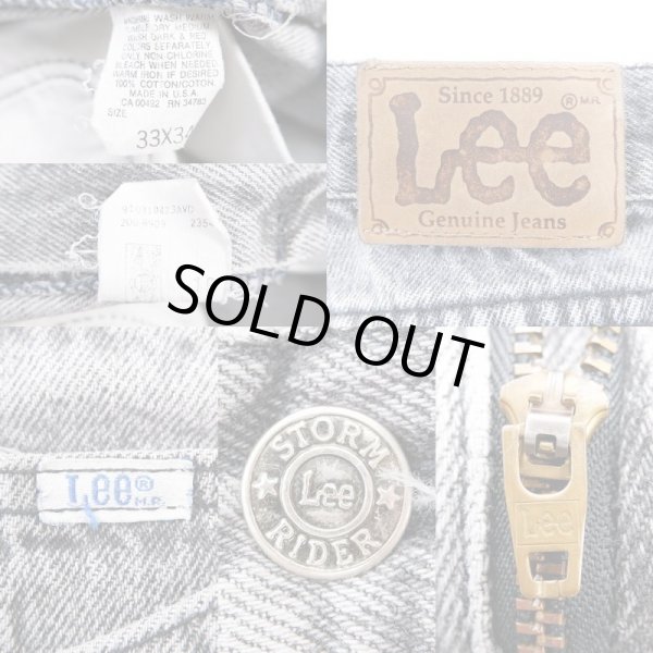 画像3: 90-00's Lee 200-8909 ブラックデニムパンツ “MADE IN USA” (3)