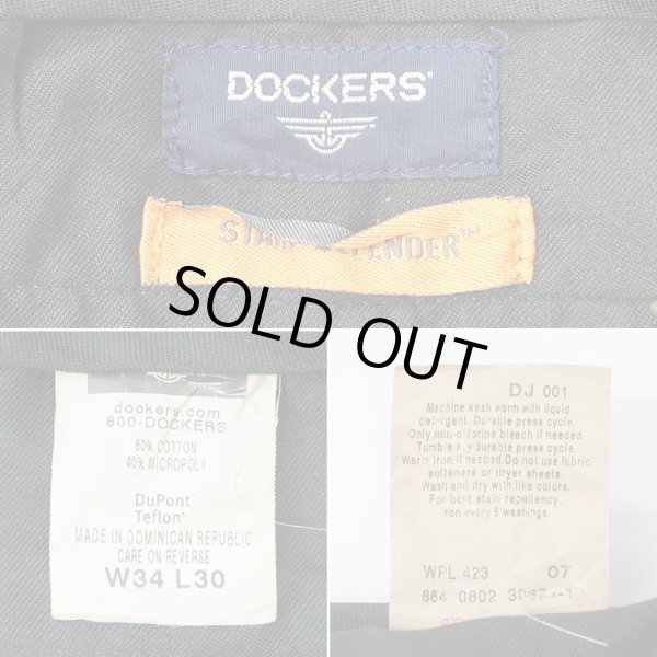画像3: Early 00's DOCKERS 2タック チノトラウザー "DEADSTOCK / W34 L30" (3)