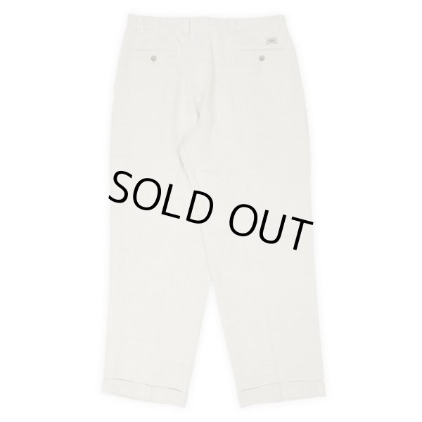 画像2: 90's DOCKERS 2タック コットンリネントラウザー "MADE IN USA / W36 L30" (2)