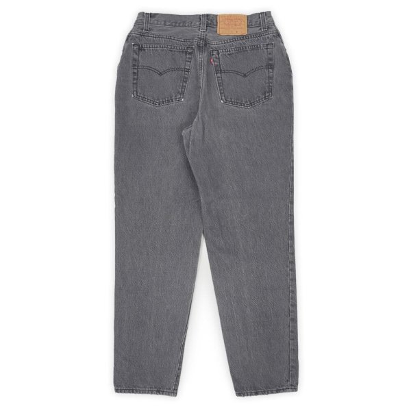 画像2: 80's Levi's 17501-6158 先染め ブラックデニムパンツ "MADE IN USA" (2)