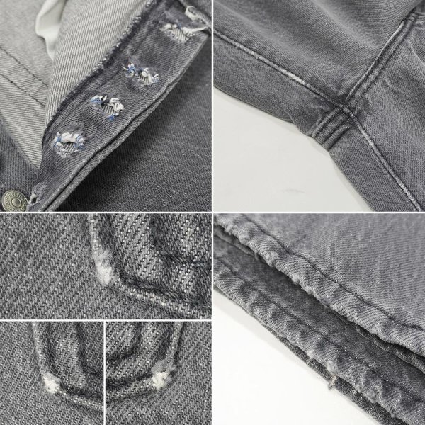 画像5: 80's Levi's 17501-6158 先染め ブラックデニムパンツ "MADE IN USA" (5)