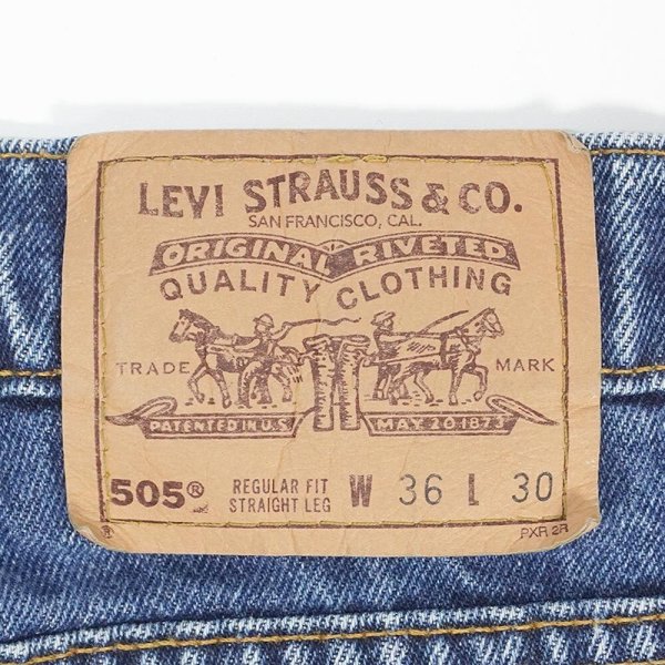 画像3: 90's Levi's 505 デニムパンツ "MADE IN USA / W36 L30" (3)